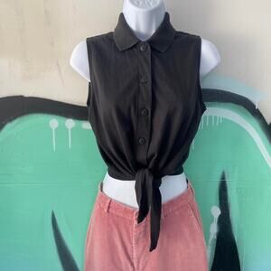 Vintage 90s Tie Up Tank Top